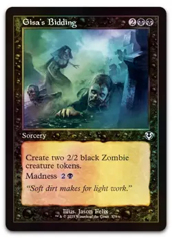 Gisa's Bidding (Retro Frame) #379 (Foil) (NM) Innistrad Remastered INR Magic MTG - Image 1