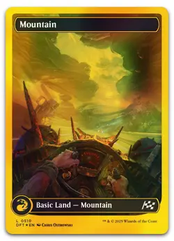 Mountain (0510) (First-Place Foil) #510 (NM) Aetherdrift DFT Magic MTG - Image 1