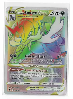 Hisuian Samurott VSTAR - 197/189 - Pokemon Astral Radiance Secret Rare Card NM - Image 1