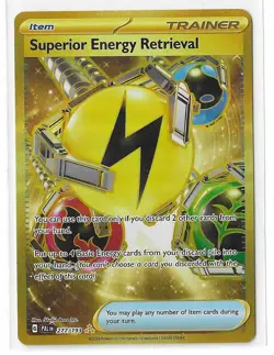 Pokemon TCG Superior Energy Retrieval Card Paldea Evolved 277/193 NM - Image 1