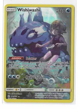 Wishiwashi 240/236 SM Cosmic Eclipse Holo Secret Rare Pokemon TCG NM - Image 1