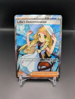 Pokemon Lillie's Determination 169/132 Me01: Mega Evolution Ultra Rare Holo - Image 1
