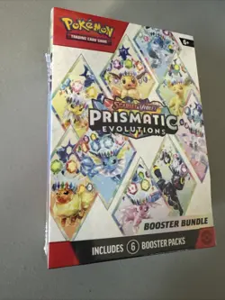 Pokemon TCG: S&V Prismatic Evolutions Booster Bundle (6pks) Factory Sealed - Image 1