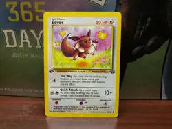 Pokemon Eevee #51/64 Jungle 1st Edition - Image 1