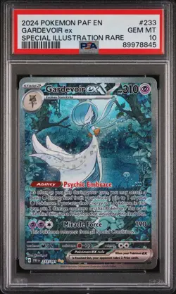 Pokemon 2024 Gardevoir ex 233/091 Full Art SIR Paldean Fates GEM MINT PSA 10 - Image 1