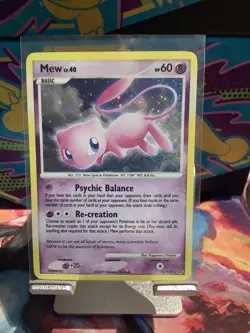 2007 Pokemon Secert Wonders Mew Lv40 Holo Rare 15/132 Mp - Image 1