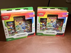 Pokemon TCG First Partner Illustration Collection Series 1 New Sealed (2 Box) - Image 1