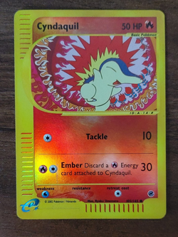 Cyndaquil 105/165 (Expedition) Holo Vintage Pokemon Card LP - Image 1