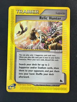 Relic Hunter 120/144 Skyridge Trainer Pokemon S23 - Image 1