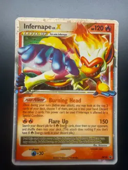 2007 Pokemon Diamond & Pearl Black Star Promos Infernape LV.X #DP10 - Image 1