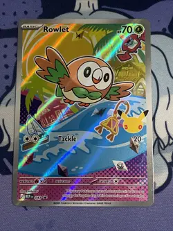 Rowlet MEP 043 Promo - Illustration Rare - Pokemon TCG: 30th Anniversary - Image 1