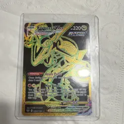 Pokemon Rayquaza VMAX Secret Rare Full Art Holo TG29/TG30 Silver Tempest 320 HP - Image 2