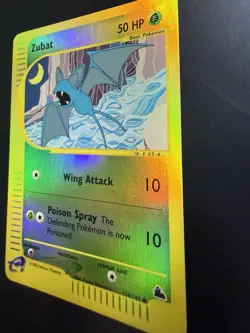 Pokemon Zubat 118/144 Skyridge Reverse Holo Common Basic 50 HP - Image 2