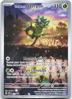 Teal Mask Ogerpon 123 Holo Promo Scarlet & Violet Promo Pokemon Holo Near Mint - Image 1