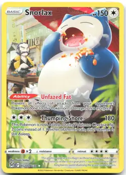 Snorlax TG10/TG30 Holo Lost Origin Trainer Gallery Pokemon NM - Image 1