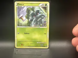 Pokemon HGSS Undaunted - Pineco - Non Holo Common - 62/90 - NM - Image 1