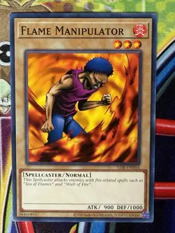 Yugioh Flame Manipulator LOB-EN016 Single - Image 1