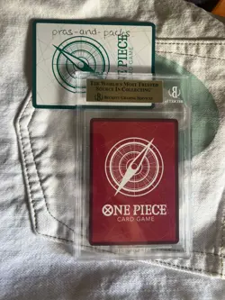 BGS 9.5 Monkey D Luffy ST13-003 One Piece BVB 2025 Matchday Promo Gem Mint Rare - Image 2