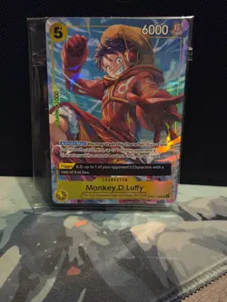 One Piece TCG Monkey.D.Luffy OP07-109 SR Illustration Box Vol 3 Alt Art - Image 1