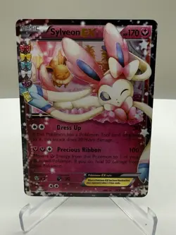 Sylveon EX RC21/RC32 - Generations Radiant Ultra Rare Holo Pokemon Card - LP - Image 2