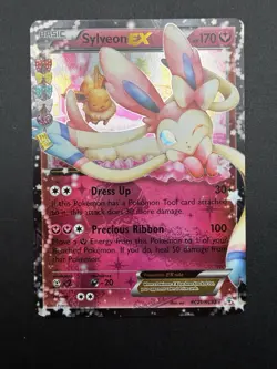 Sylveon EX RC21/RC32 - Generations Radiant Ultra Rare Holo Pokemon Card - LP - Image 3