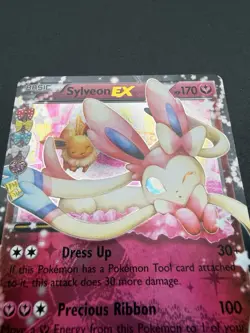 Sylveon EX RC21/RC32 - Generations Radiant Ultra Rare Holo Pokemon Card - LP - Image 4