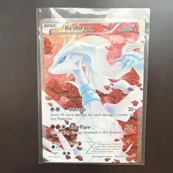 Pokemon Reshiram Full Art RC22/RC25 Legendary Treasures Radiant Collection Card - Image 2