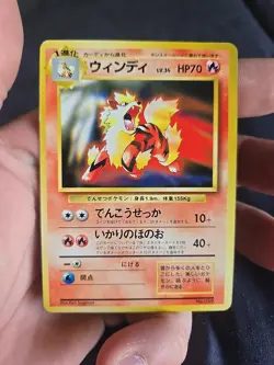 Arcanine Old Back TOYOTA Auto Store PROMO Pokemon Card Japanese Please Read - Image 1