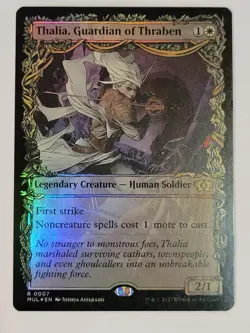 Thalia, Guardian of Thraben -Showcase Foil- MARCH OF THE MACHINES MUL 7 mtg NM/M - Image 1