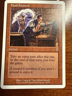Final Fortune *7th Edition* MTG Magic the Gathering - Image 1