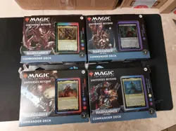 Warhammer 40k Commander MTG Complete Set of all (4) Decks x1 NEW SEALED - Image 3