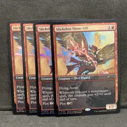 4x Slickshot ShowOff store Championship Promo Mtg Magic The Gathering Foil P0043 - Image 1