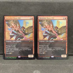 4x Slickshot ShowOff store Championship Promo Mtg Magic The Gathering Foil P0043 - Image 2