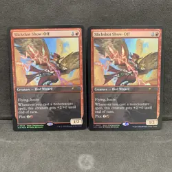 4x Slickshot ShowOff store Championship Promo Mtg Magic The Gathering Foil P0043 - Image 4
