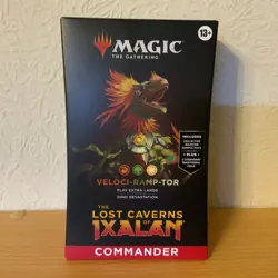 MTG Lost Caverns of Ixalan: Veloci-Ramp-Tor Commander Deck (Sealed) - Image 1