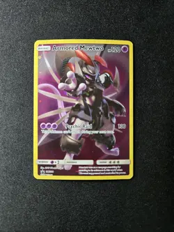 Pokemon TCG Armored Mewtwo SM228 Promo Holo MP - Image 1