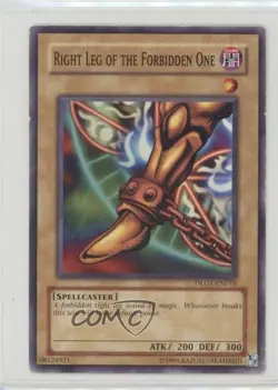 Right Leg of the Forbidden One Wal-Mart Exclusive YuGiOh Dark ends #DLG1-EN018 - Image 1
