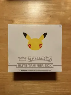 Pokemon Celebrations Elite Trainer Box 25th Anniversary ETB Sealed Small Tear 820650809439 - Image 1