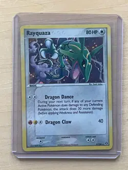 Pokemon Rayquaza 9/106 Holo ex Emerald LP - Image 1