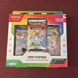Pokemon TCG First Partner Illustration Collection Series 1 New Sealed - Image 1