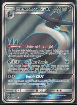 Honchkrow GX Full Art 202/214 Pokemon SM Unbroken Bonds - Image 1
