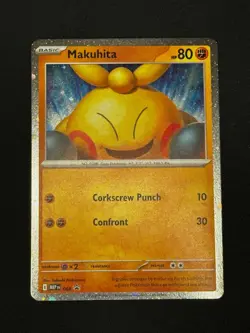 Pokemon Makuhita 068 Me: Mega Evolution Cosmos Holo Black Star Promo - Image 1