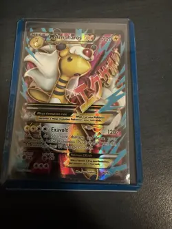 Pokemon Mega Ampharos EX Full Art Holo 88/98 XY Ancient Origins Card - Image 1