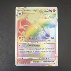 Aerodactyl VSTAR 199/196 -Pokemon: Lost Origins - Secret Rare RAINBOW RARE - Image 1