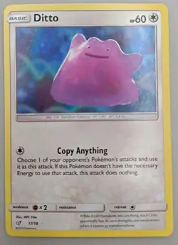 Ditto 17/18 Holo Detective Pikachu Set Pokemon TCG - NM - Image 1