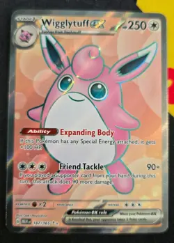 Wigglytuff EX Full Art 187/165 Scarlet & Violet 151 English Pokemon TCG NM+ - Image 3