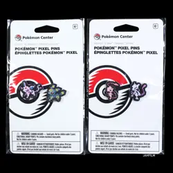 Pokemon Center Pixel Pins - Espeon Umbreon Mew Mewtwo - Image 1