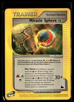 Pokemon TCG Skyridge #129/144 Miracle Sphere Alpha NM - Image 1