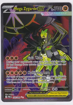 Pokemon TCG Mega Zygarde ex 104/088 Ultra Rare Perfect Order - Image 1