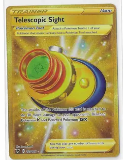 Telescopic Sight - 203/185 - Pokemon Vivid Voltage Sword & Shield Secret Rare NM - Image 1